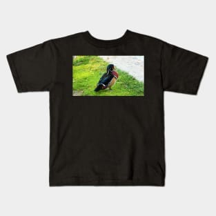 A Wood Duck I Found At My Local Duck Pond Kids T-Shirt